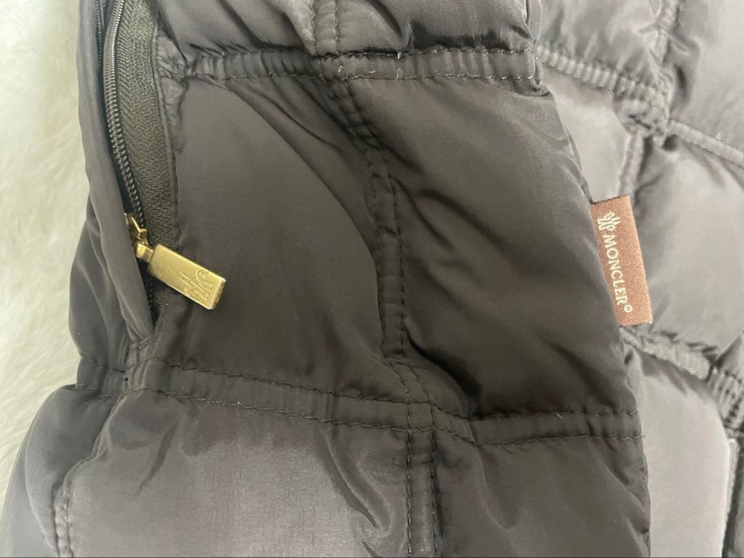 美品 モンクレール ダウンコート ロングダウンジャケット レディース M