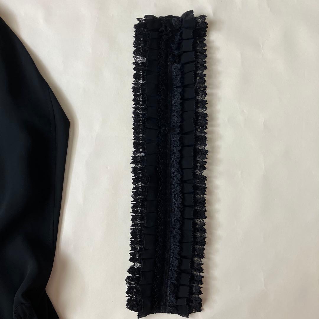 コムデギャルソン ノワール　ジョーゼットブラウス