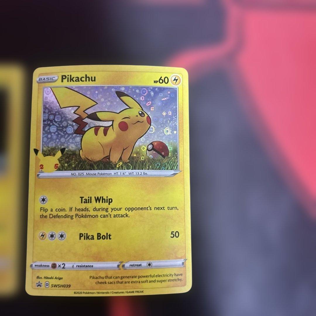 ピカチュウ　英語版　2枚