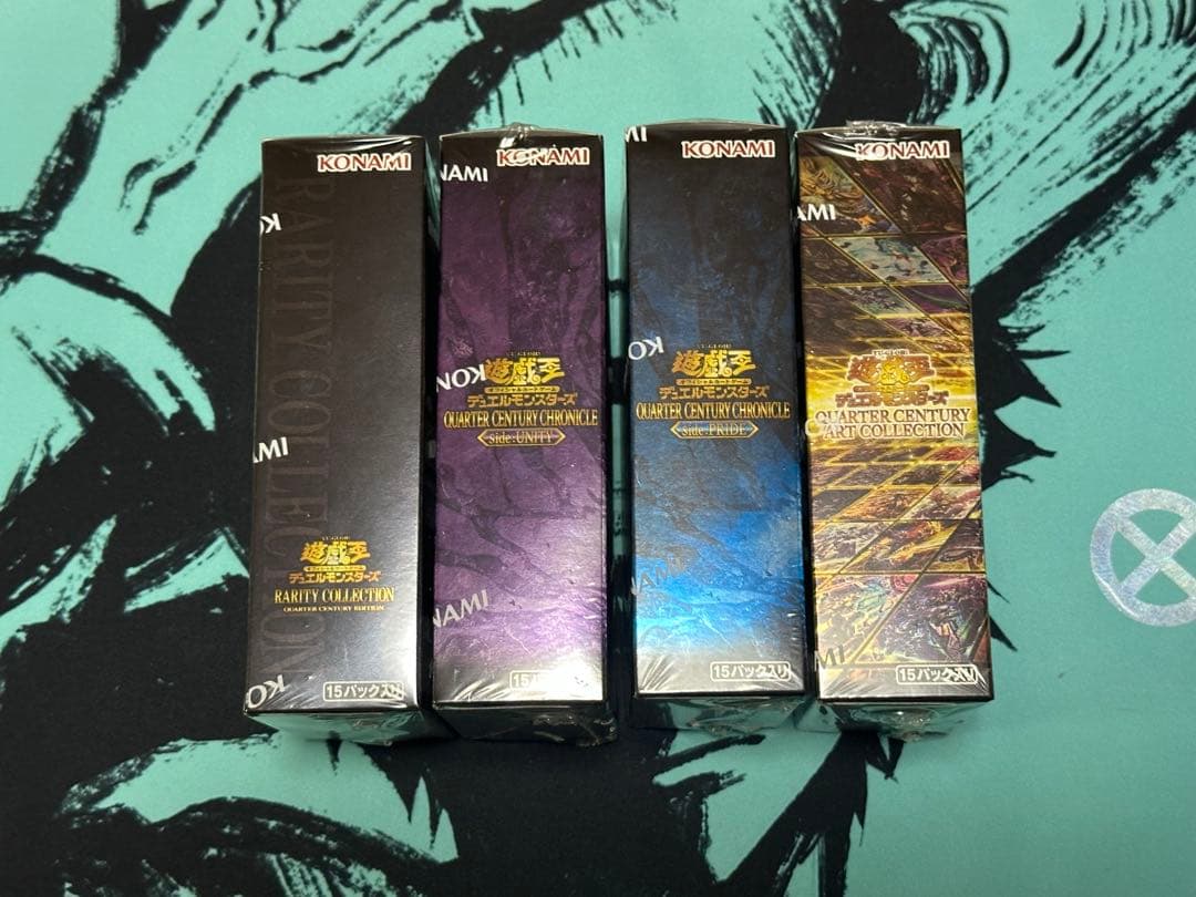 【遊戯王】 新品未開封合計4BOX レアコレ、クォーターセンチュリークロニクル
