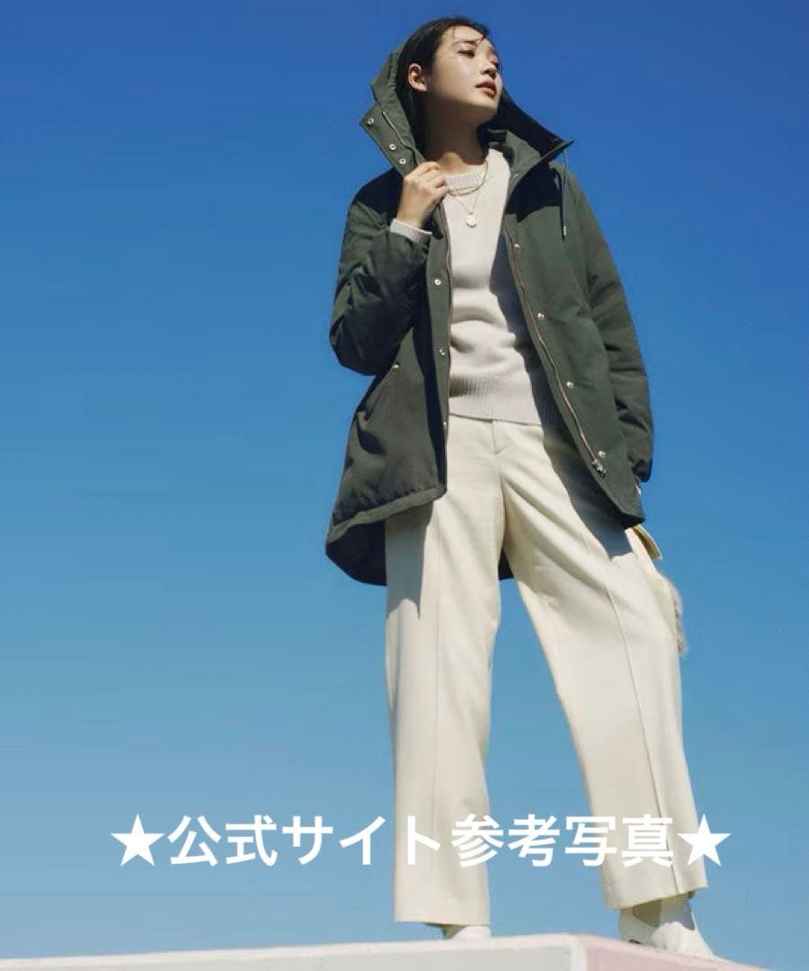 ♡23区♡【一部店舗限定/撥水加工】ミリタリー ダウンコート♡カーキ 40