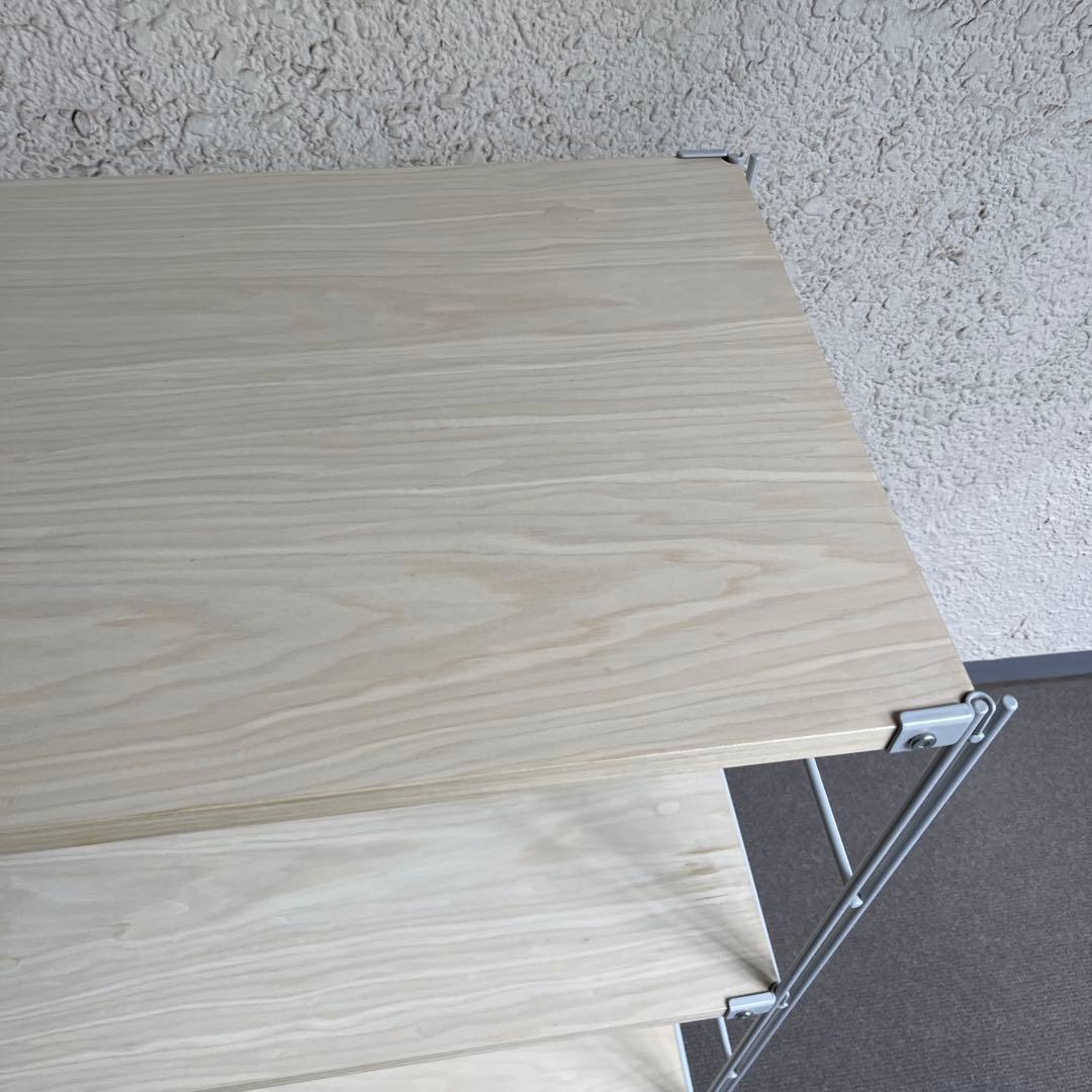 無印良品　￼ステンレスユニットシェルフ