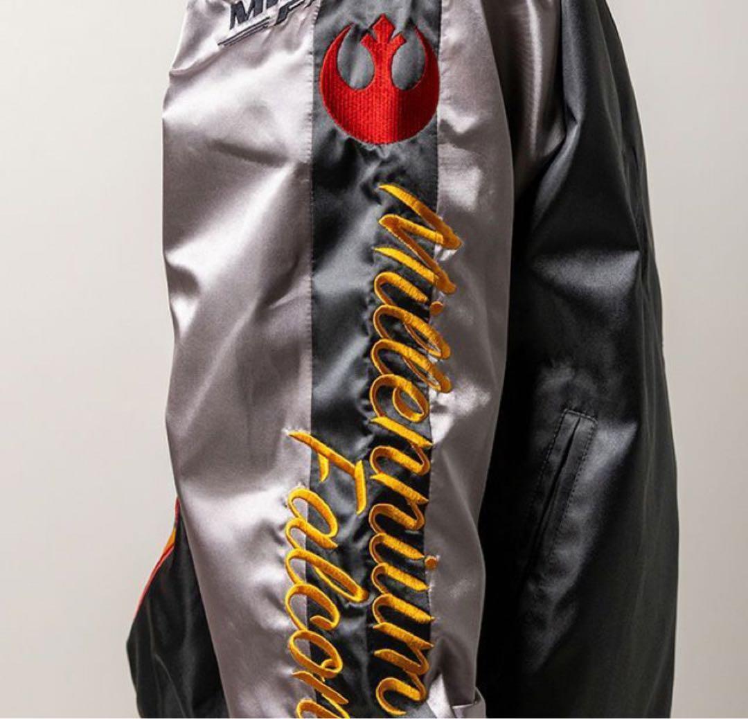 未使用スターウォーズ スカジャン L ミレニアムファルコン刺繍 ジャケット送料込