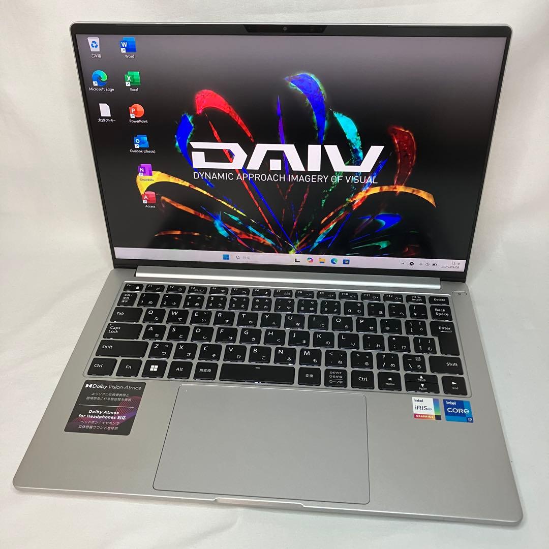 準美 mouse DAIV Z4 13世代 i7 32GB WUXGA オフィス