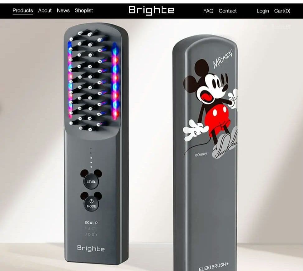 Brighte　ELEKI BRUSH＋　ミッキーマウス限定デザイン