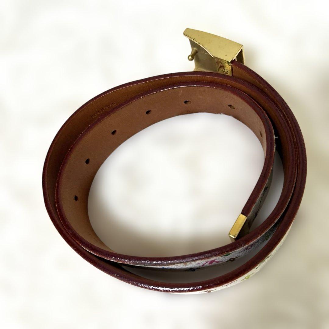 Louis Vuitton サンチュールキャレ ブロンモノグラム マルチカラー