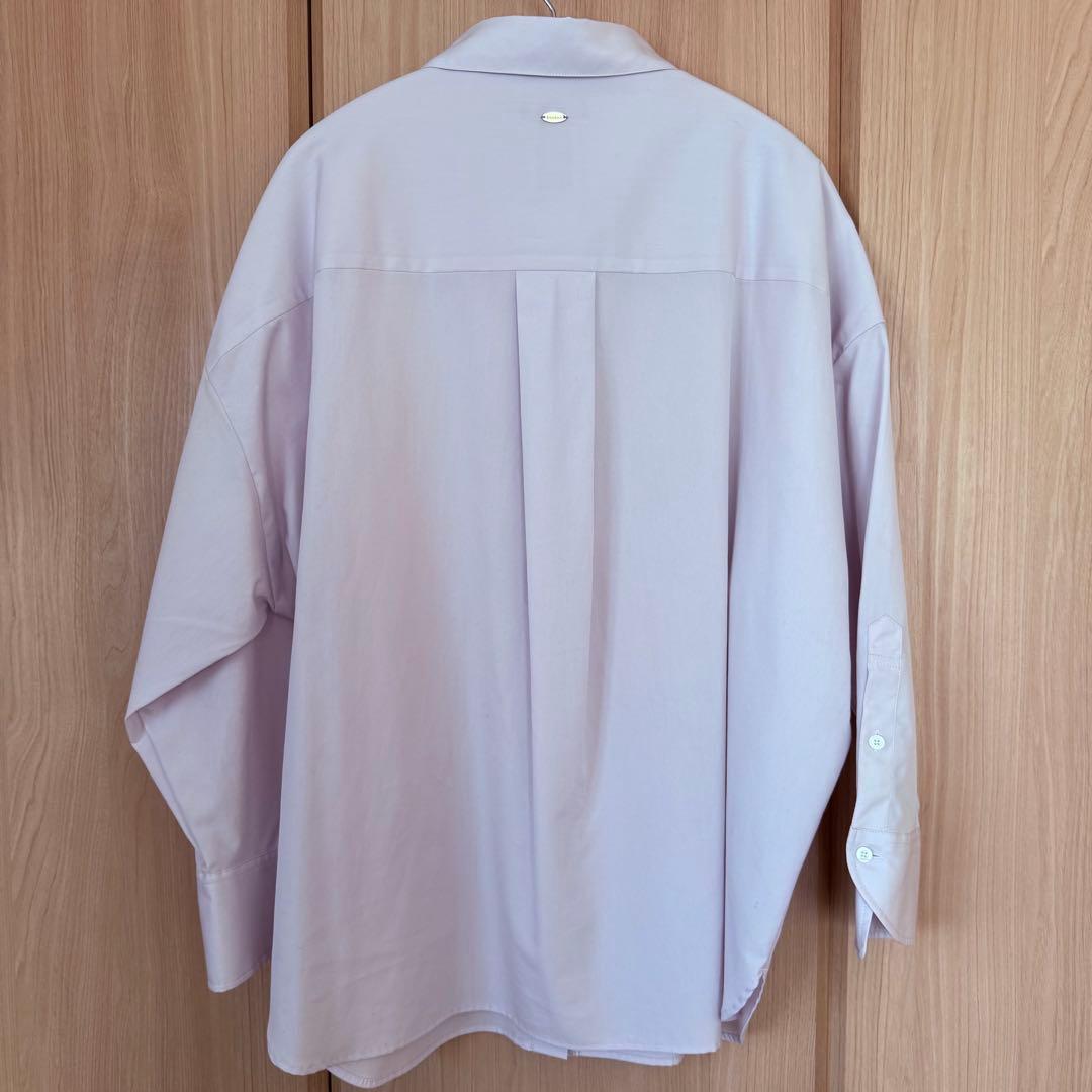 anuans 2025AW スタンダードシャツ ラベンダー