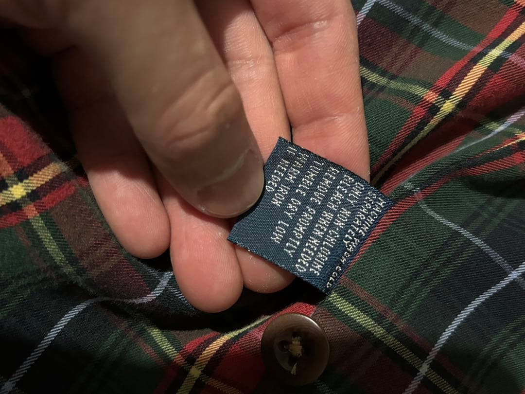 【美品】ラルフローレン スイングトップ ベージュ L 90s 裏チェック柄