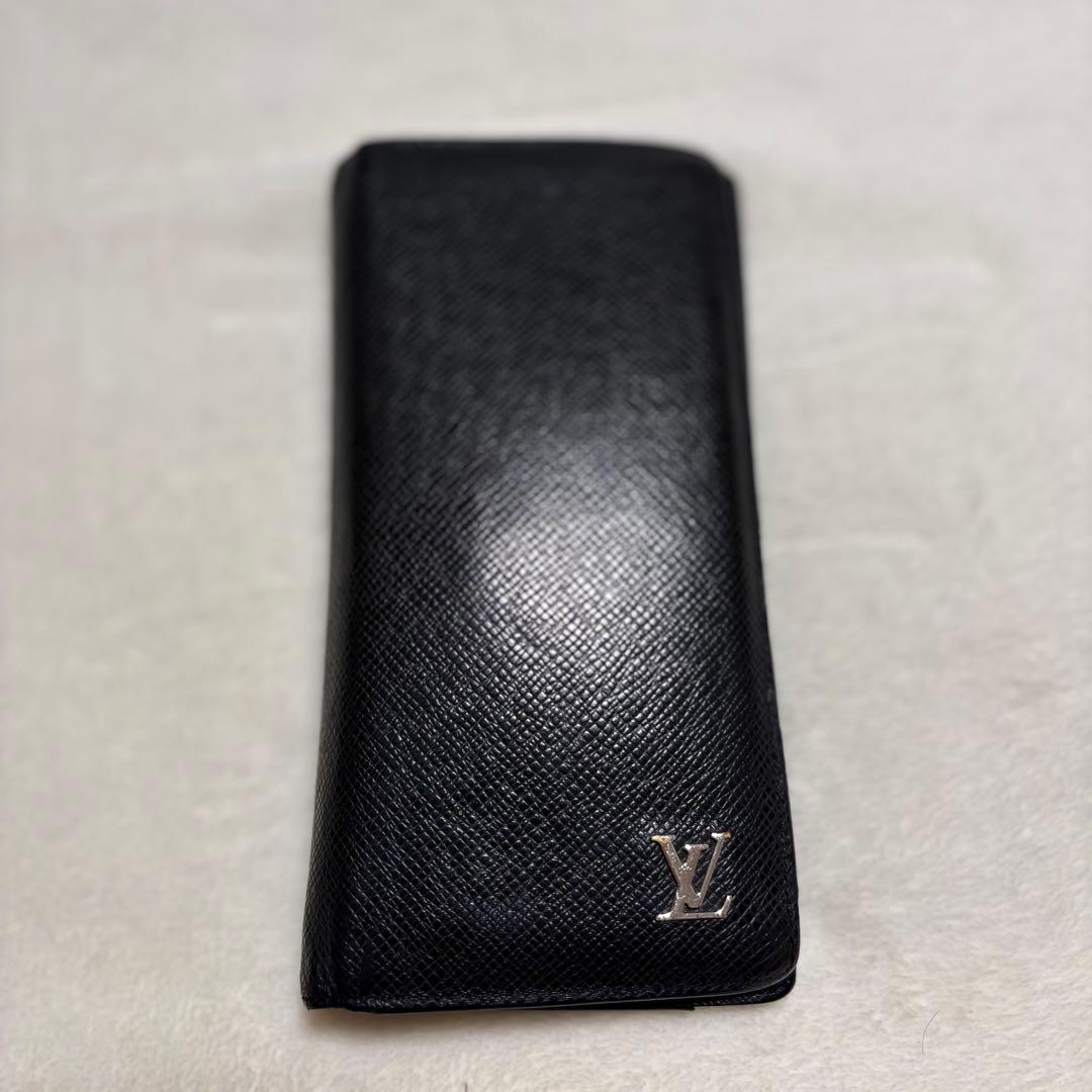 ルイヴィトン ポルトフォイユ・ブラザ・タイガ 長財布 ブラック 正規品
