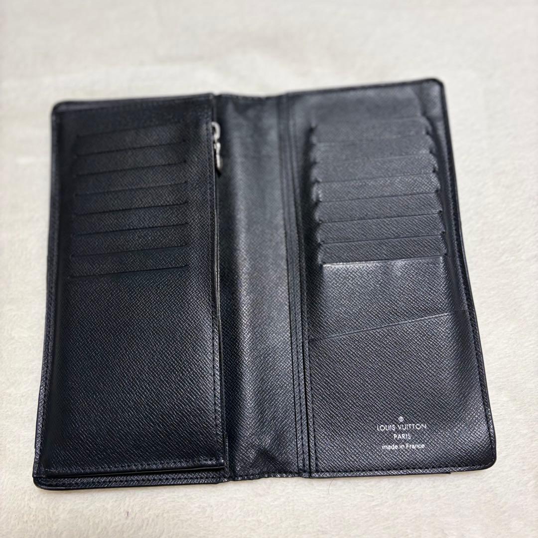 ルイヴィトン ポルトフォイユ・ブラザ・タイガ 長財布 ブラック 正規品