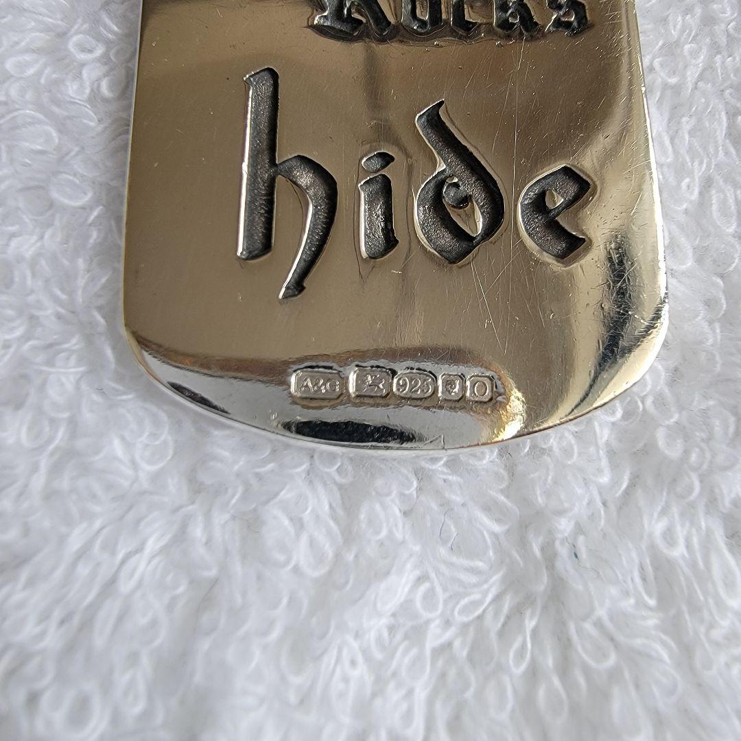 Hide + A&G 長方形 ペンダントトップ シルバー925