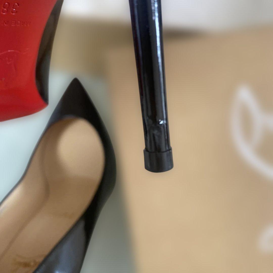 Christian Louboutin パリ ブラック ハイヒール