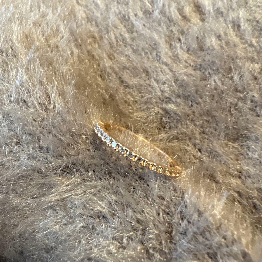 サマンサティアラK10エタニティリング　ピンクゴールド　9号