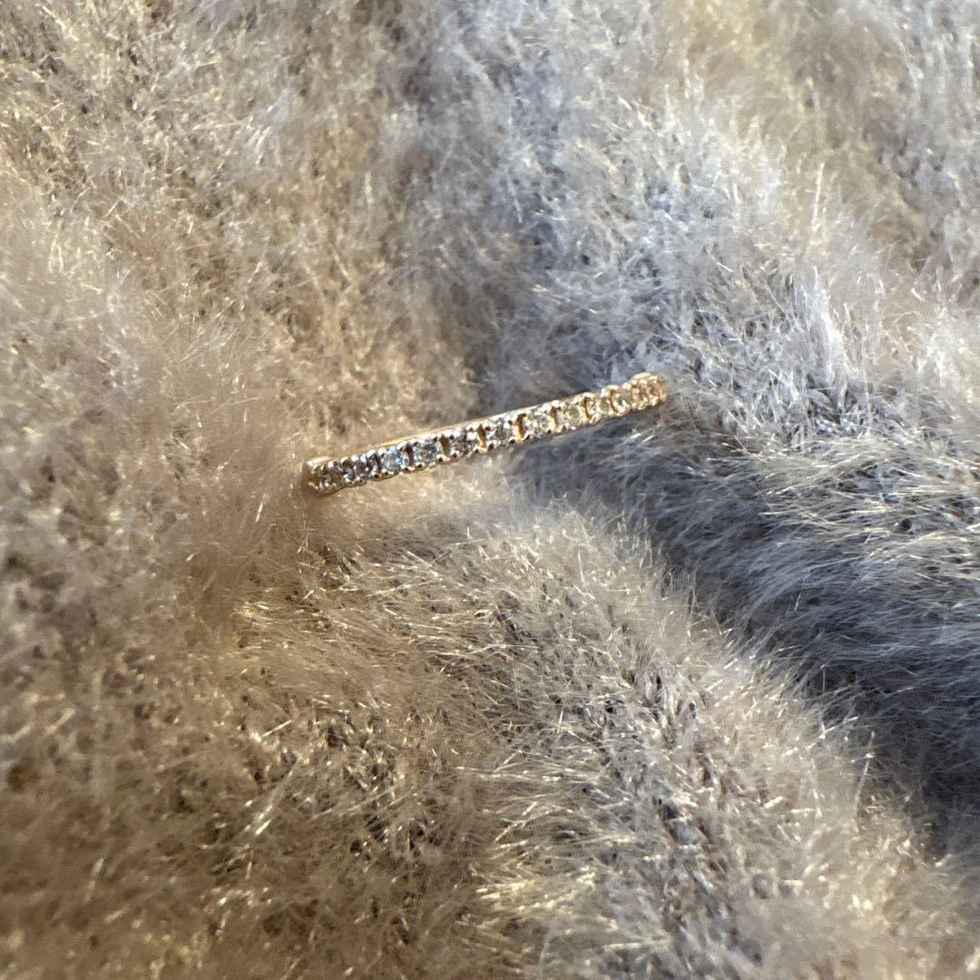 サマンサティアラK10エタニティリング　ピンクゴールド　9号