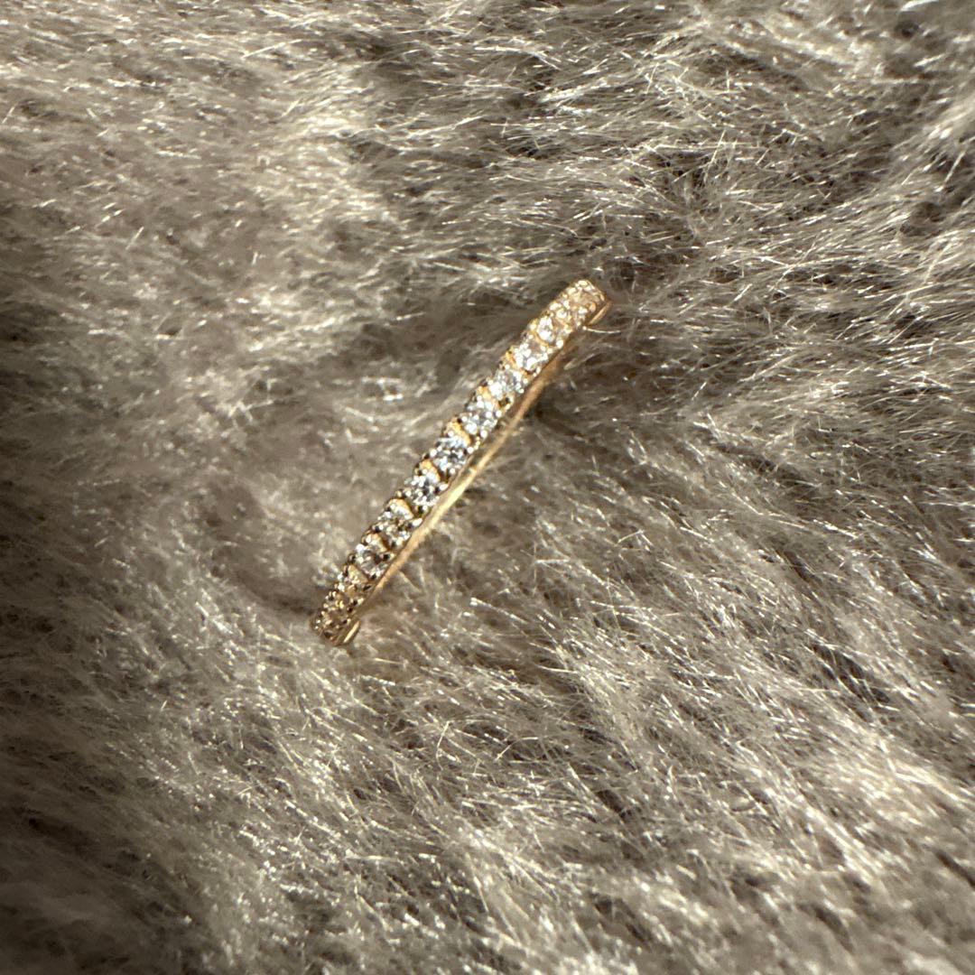 サマンサティアラK10エタニティリング　ピンクゴールド　9号