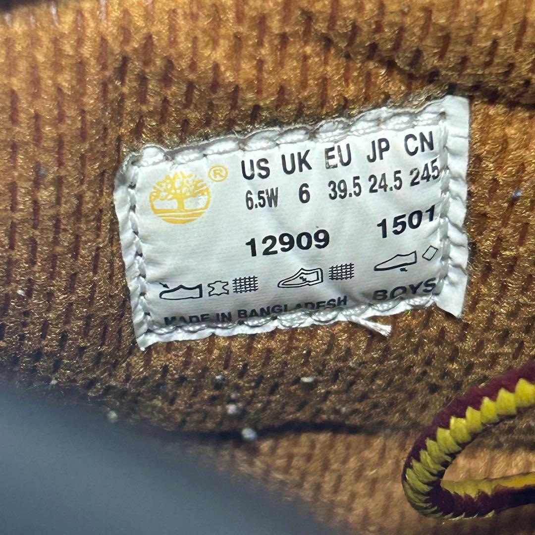 【ティンバーランド】 イエローブーツ 6インチ 24.5 ヌバック