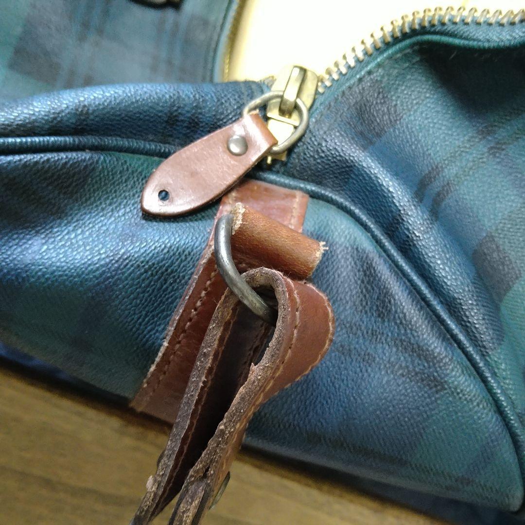 Polo Ralph Lauren チェック柄ボストンバッグです(⌒▽⌒)デカッ