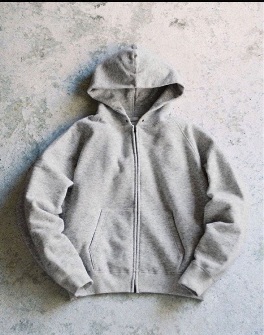 LIDNM WOOL CASHMERE ZIP HOODIE Sサイズ