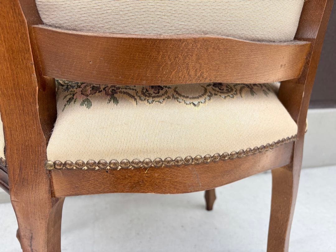 アンティーク調 クラシック アームチェア②