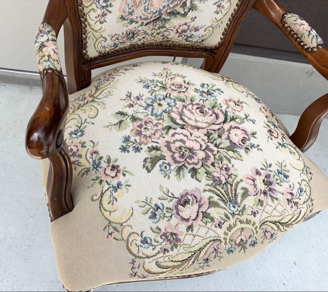 アンティーク調 クラシック アームチェア②