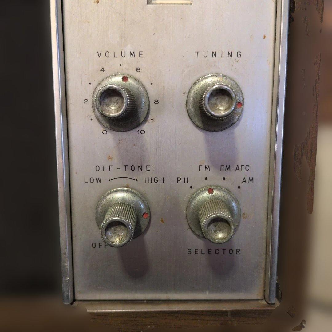 FMの聴ける真空管ラジオ ナショナルパナソニックRE-760 ジャンク