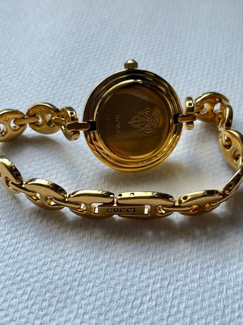 グッチ時計　チェンジベゼル　ゴールド