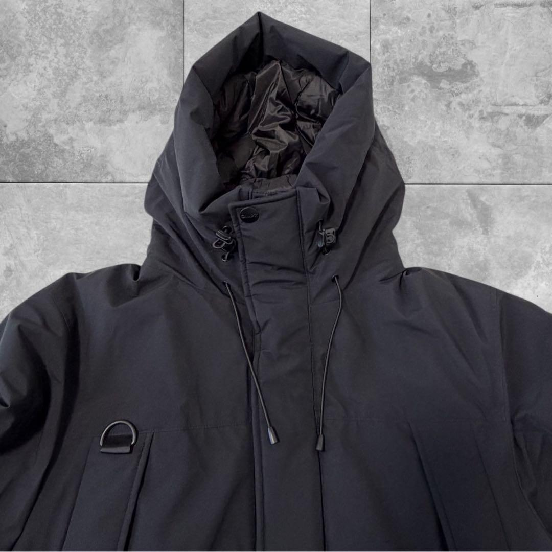 未使用級✨️Camp7 メンズ ダウンジャケット コンビダウン ブラック 黒