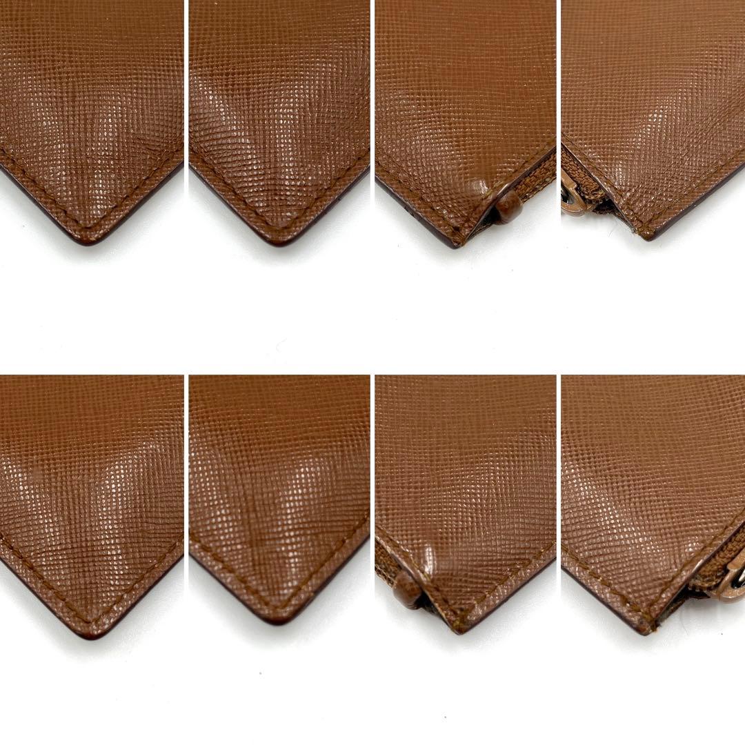 美品・希少モデル プラダ ケース 三角ロゴ 白タグあり サフィアーノレザー