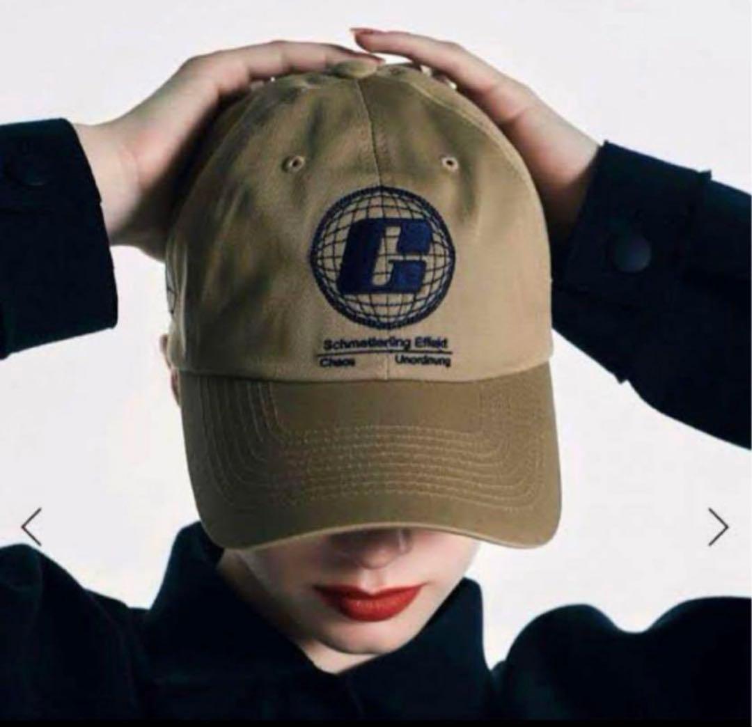 gadid anoniem cap beigeベージュ　graphic
