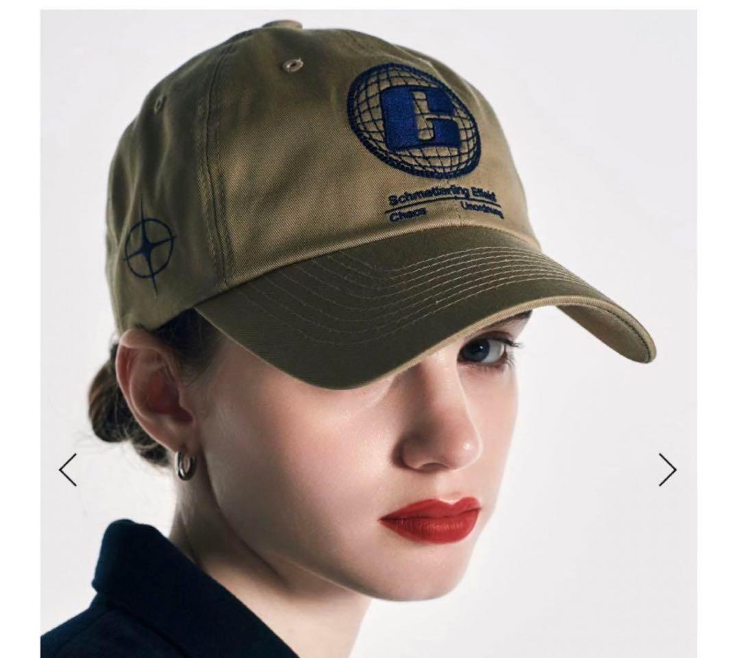 gadid anoniem cap beigeベージュ　graphic