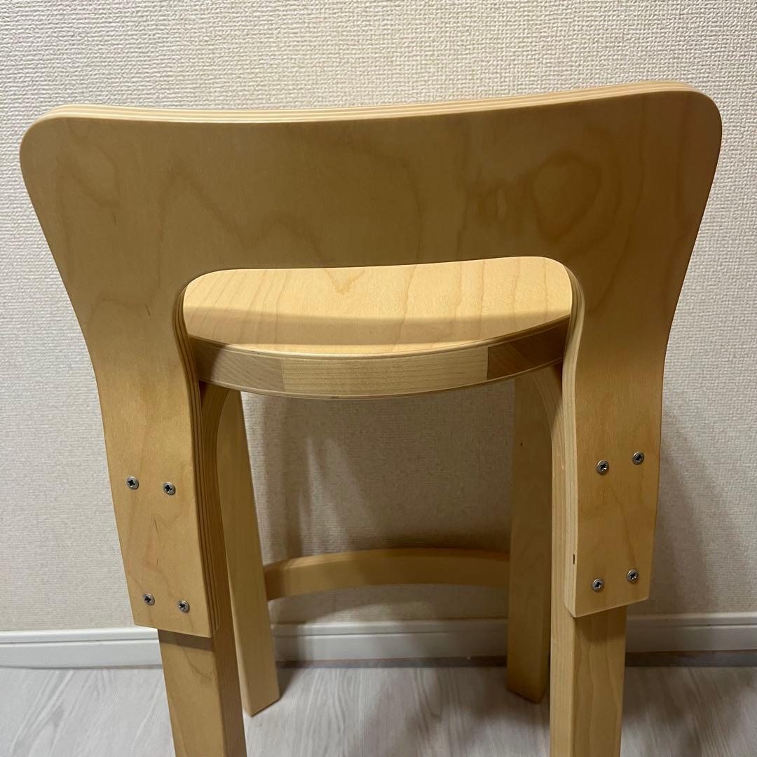 ②artek アルテック ハイチェア K65 ナチュラル　美品