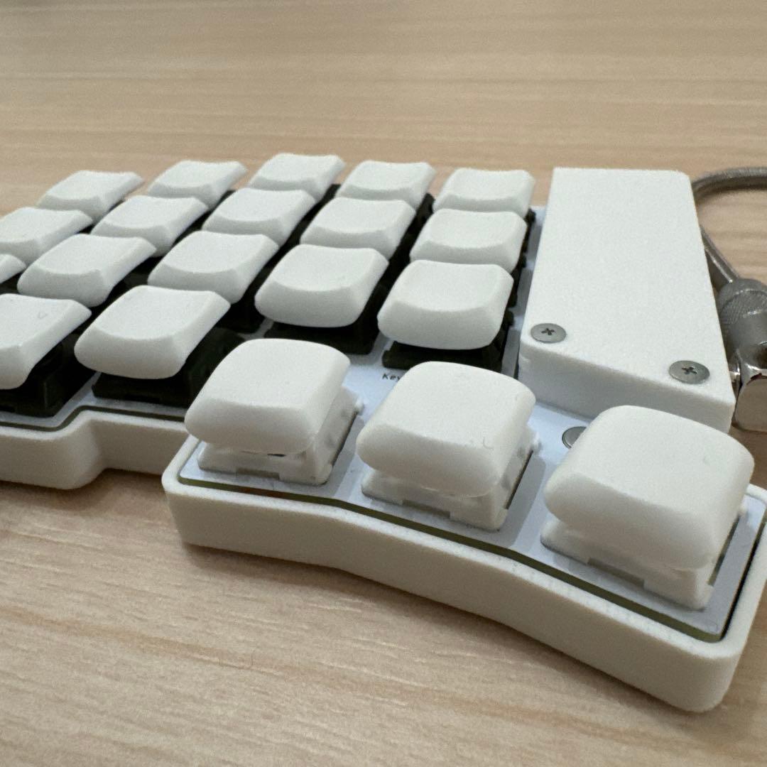 Keyball39ish ホワイト ケース付 完成品 分割キーボード