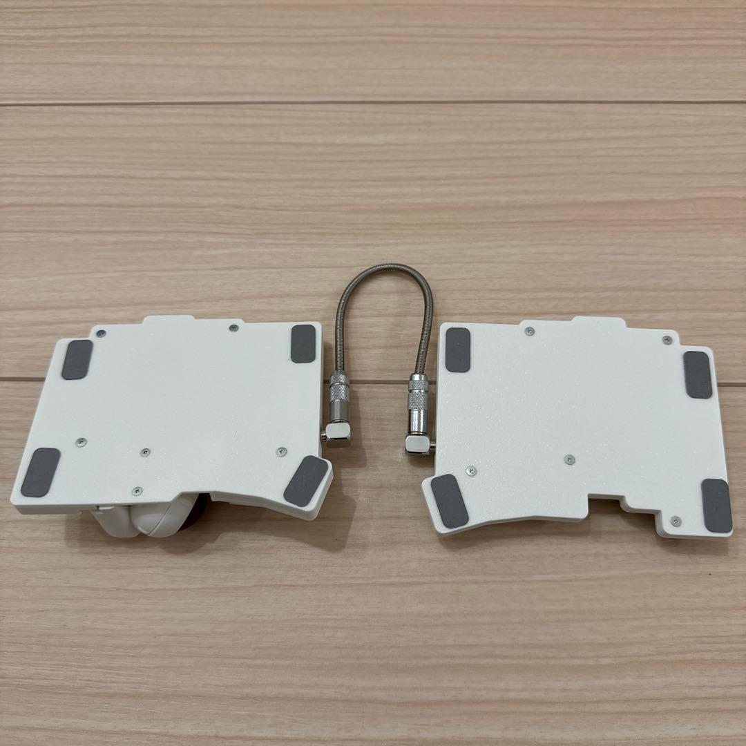 Keyball39ish ホワイト ケース付 完成品 分割キーボード