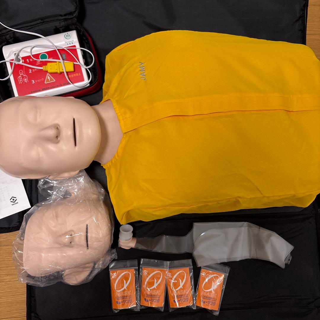 ❗️最終価格❗️ ヤガミ 心配蘇生訓練人形 AEDスマートトレーナー 心臓マッサージ