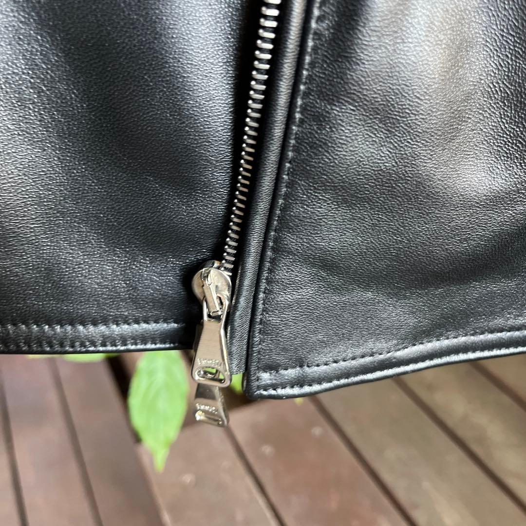 EMMETTI H千場義雅プロデュースレザーシングルライダース