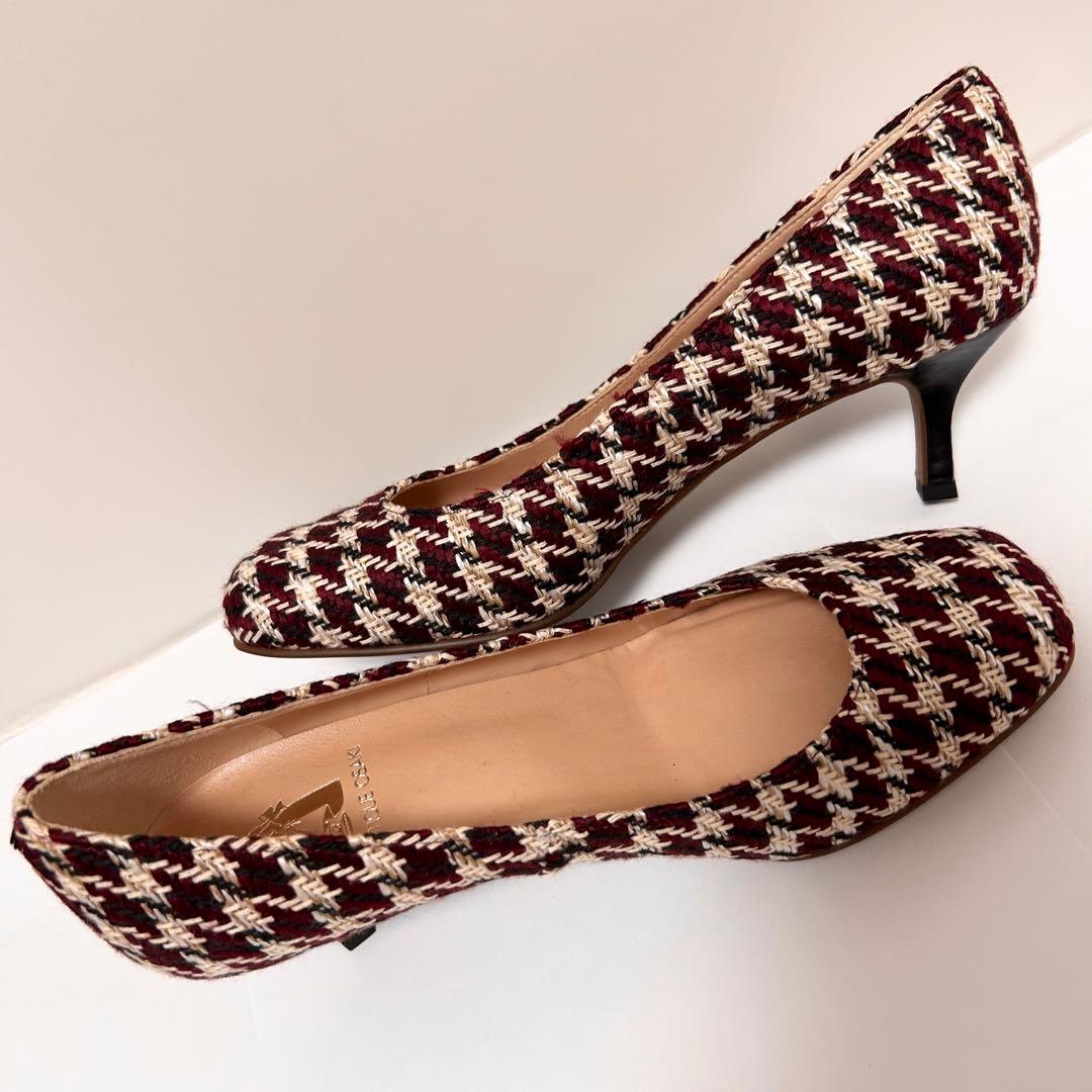 【新品】BOUTIQUE OSAKI スクエアトゥ パンプス