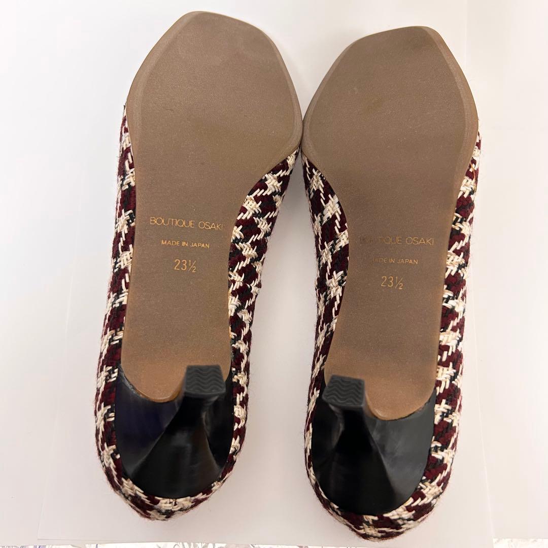 【新品】BOUTIQUE OSAKI スクエアトゥ パンプス