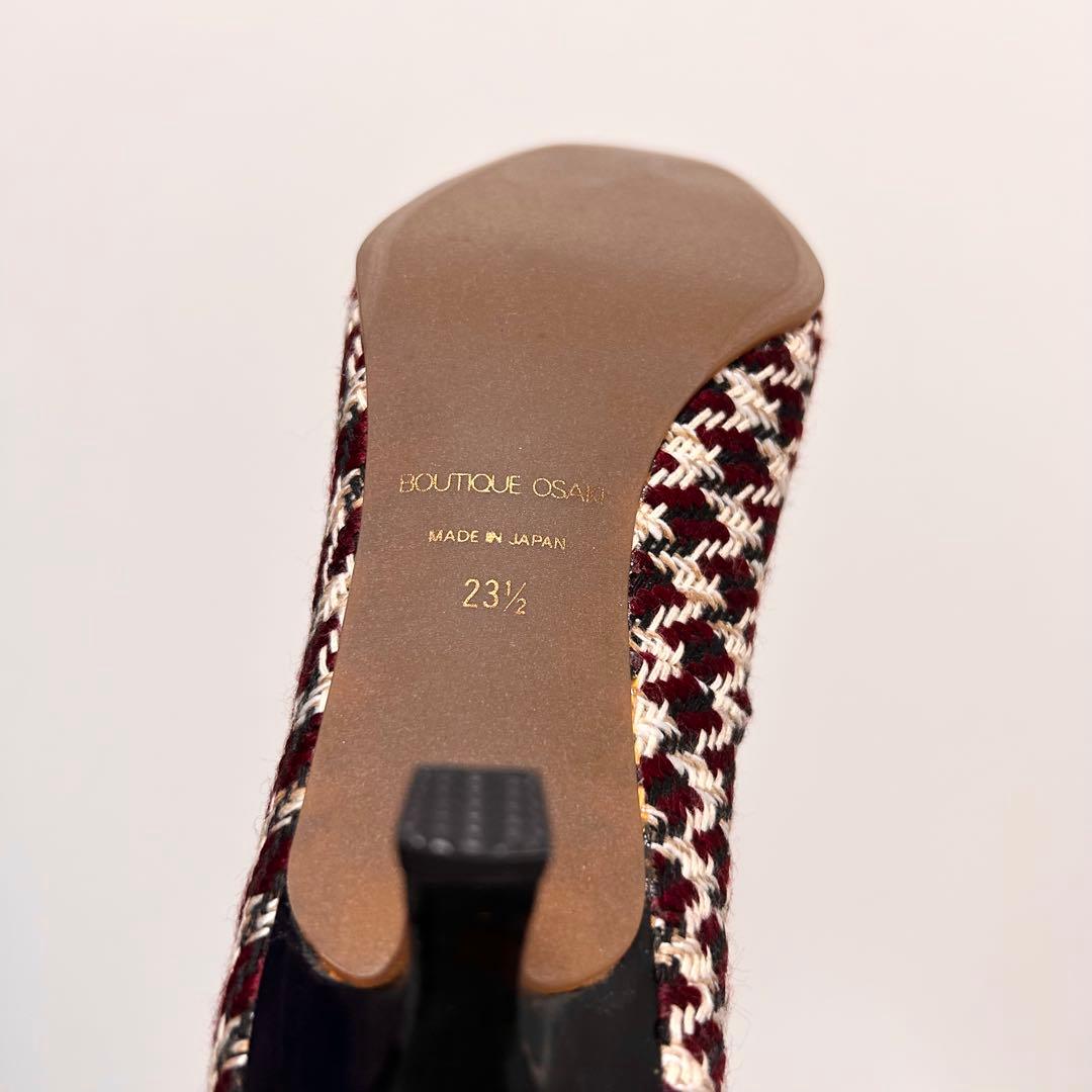 【新品】BOUTIQUE OSAKI スクエアトゥ パンプス