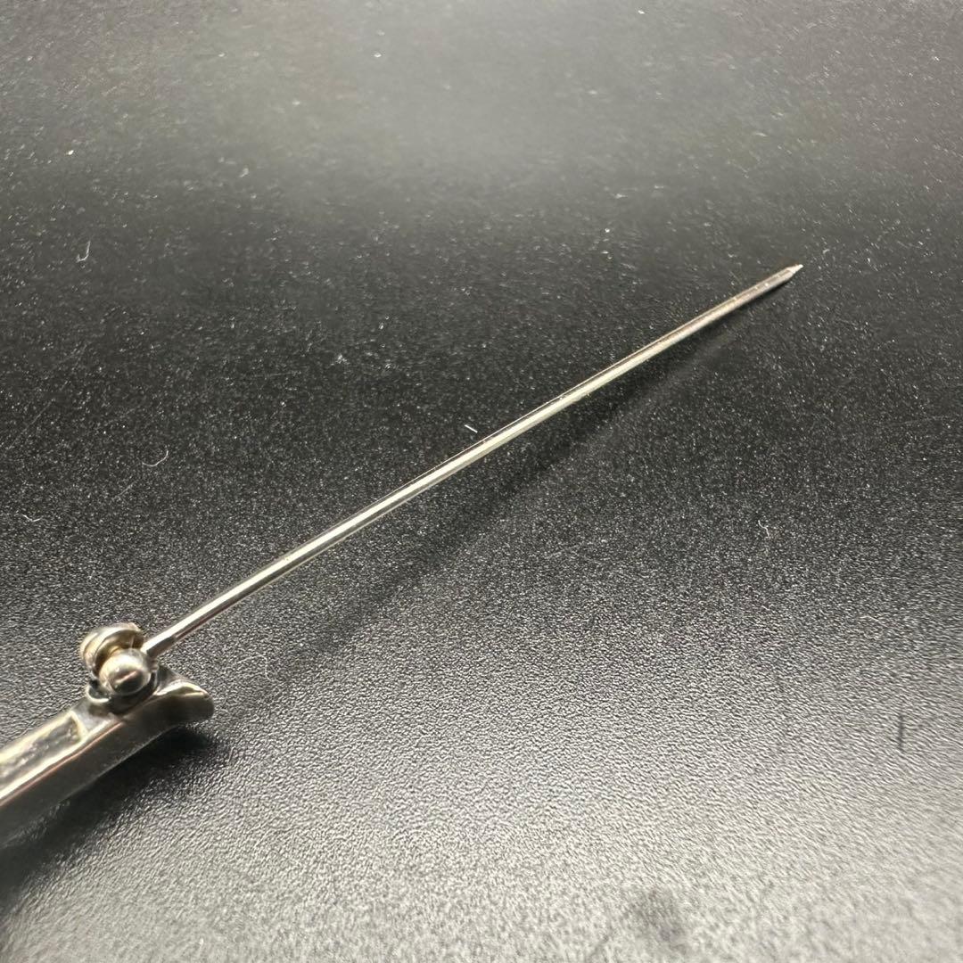 極美品✨　YSL　サンローランパリ　ブローチ　ロゴ　1629