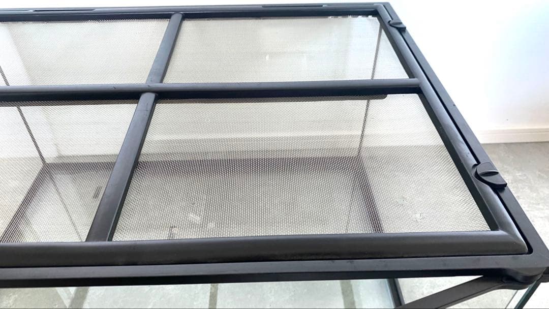 グラステラリウム6030 60×45×30 ガラス製 飼育ケージ 透明 2扉