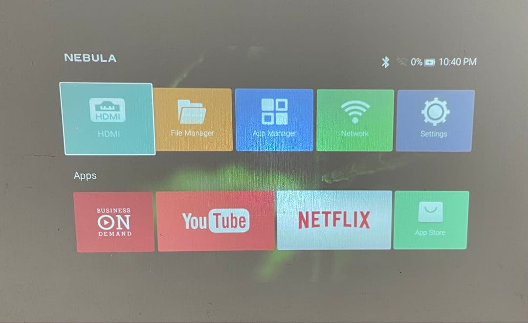 Nebula プロジェクター　＋　fire max 4k