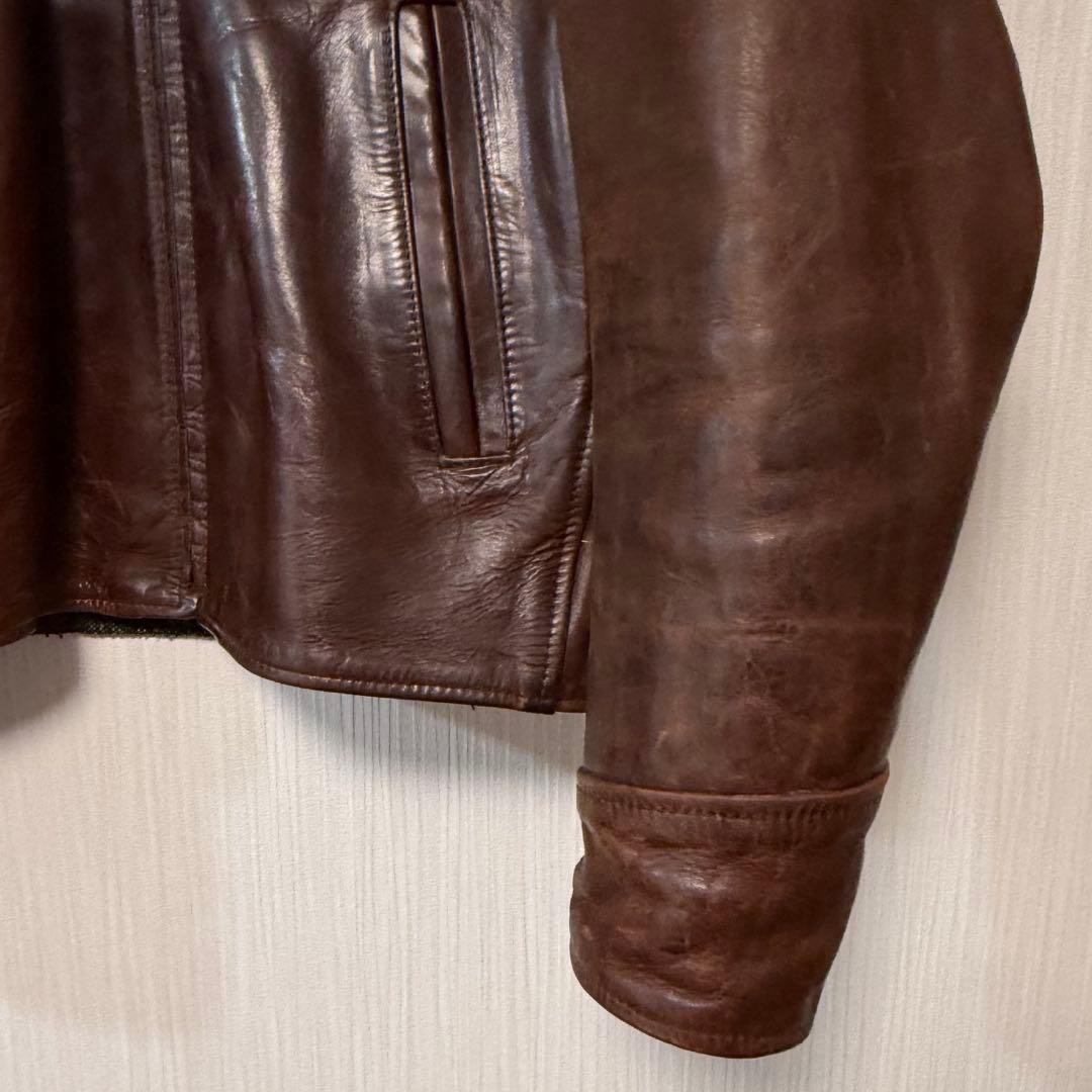 5th飛行機タグ エアロレザーハイウェイマン 馬革 ホースハイド