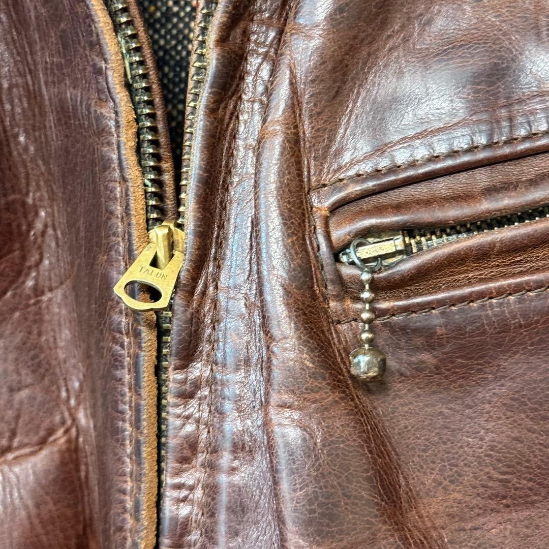 5th飛行機タグ エアロレザーハイウェイマン 馬革 ホースハイド