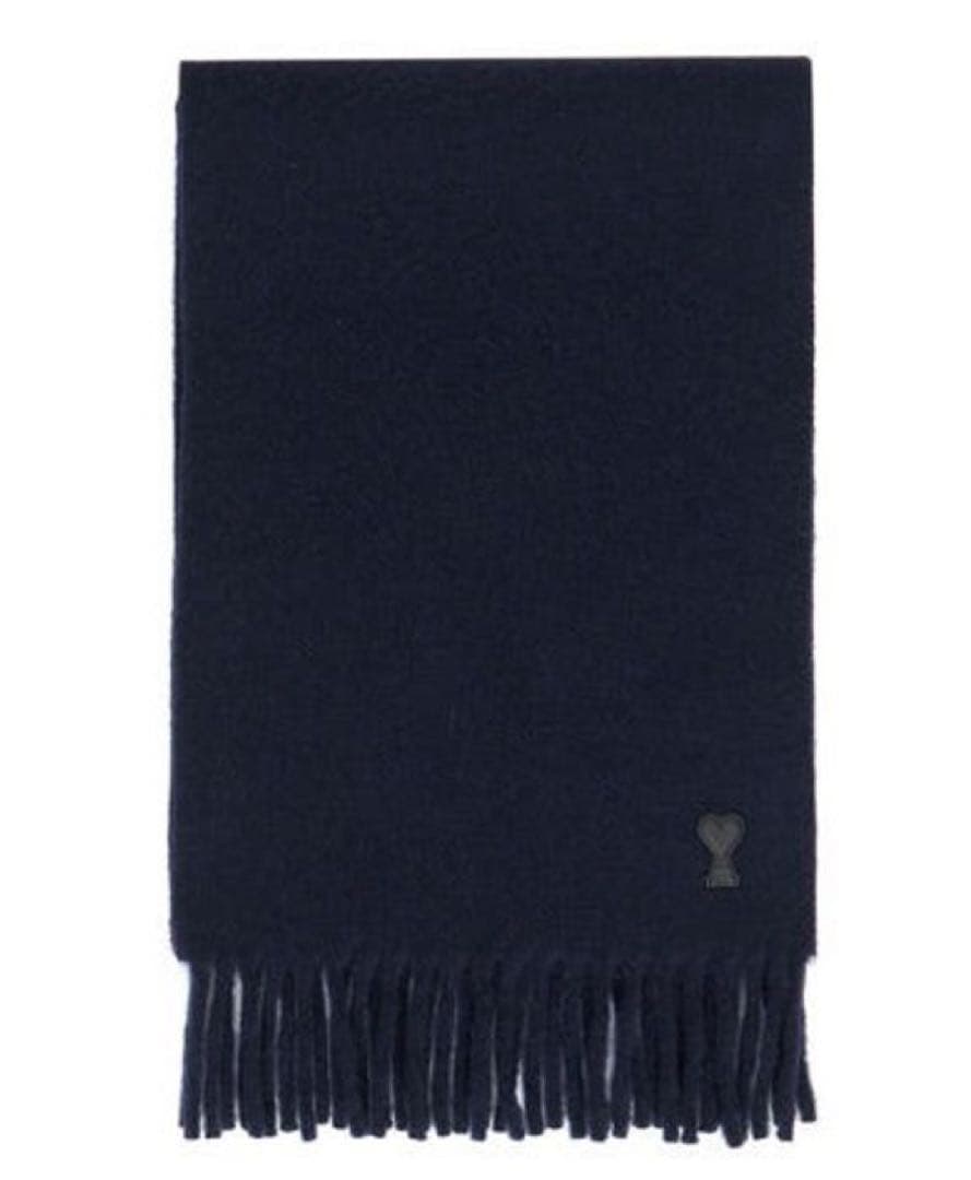 ami paris ハートロゴウールマフラー