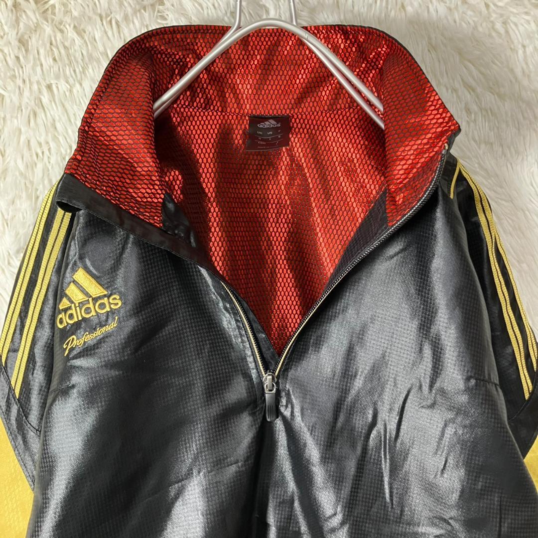 美品 アディダス セットアップジャージ 上下 ジャケット パンツ 3本ライン L