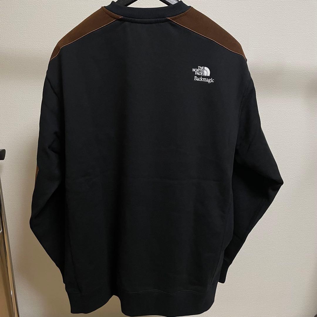 ノースフェイス Backmagic限定 Sweat Crew【XL】ブラック 黒