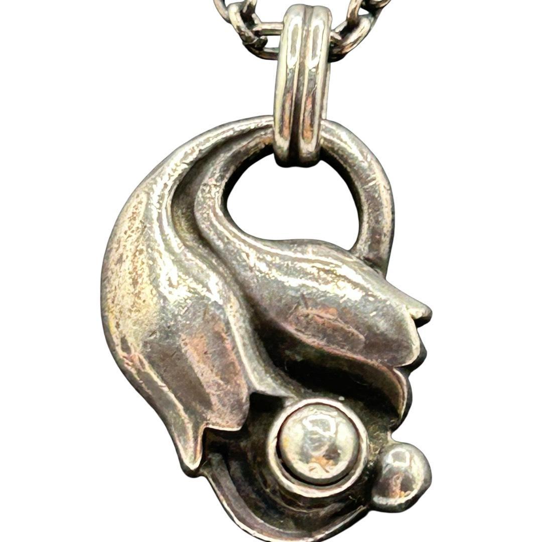   ジョージ ジェンセン 1999 ネックレス シルバー