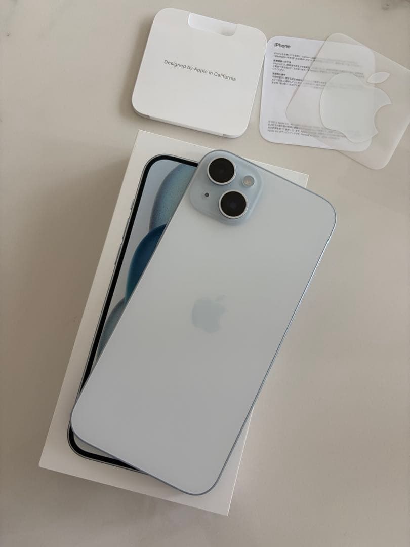 iPhone 15 plus ブルー 128GB