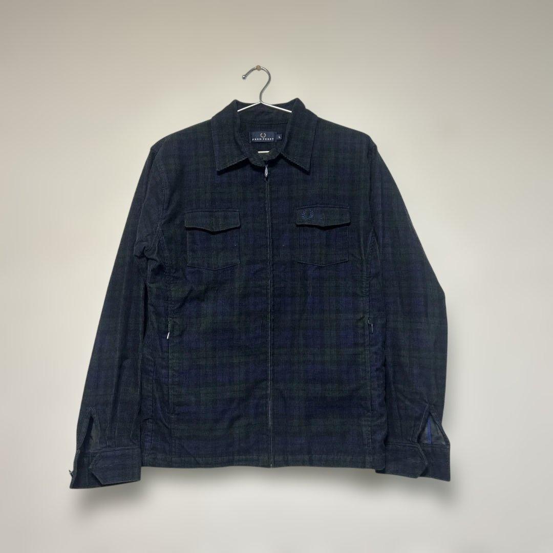 ★激レアデザイン★ fred perry コーデュロイ　ジャケット　Lサイズ