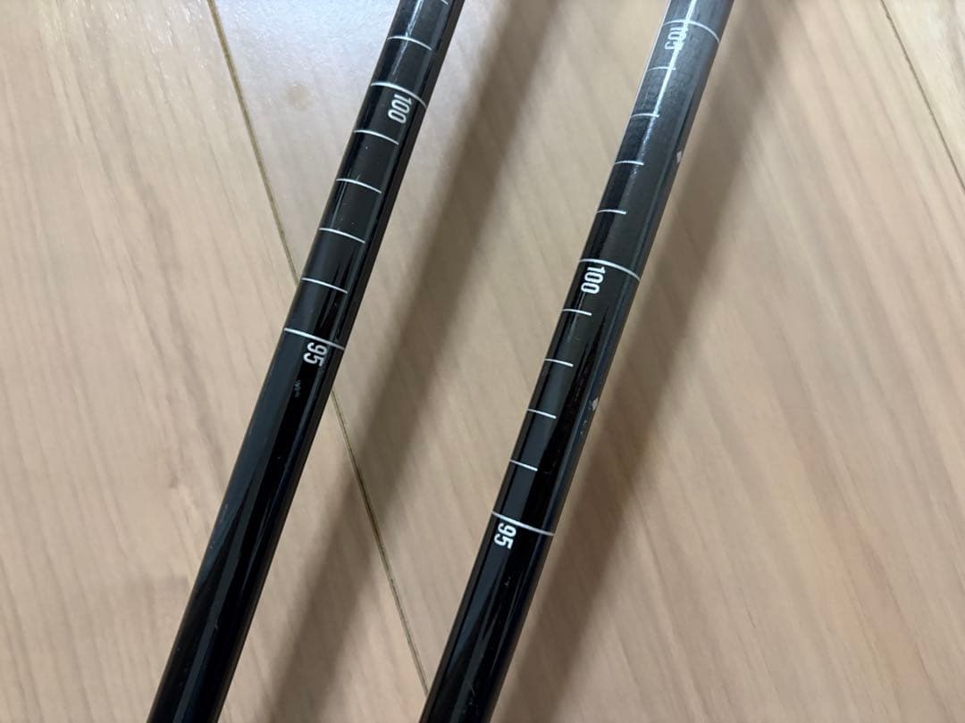 ★美品★お洒落　オガサカ スキーストック 収縮ポール　調整可能　デモ技術選